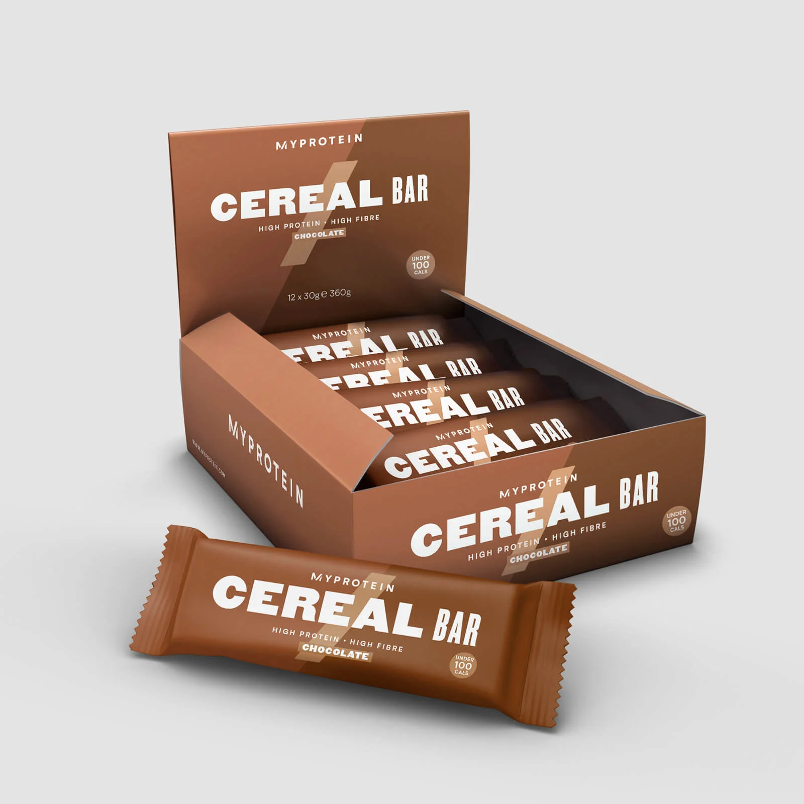 シリアル バー - 12 x 30g - ダブルチョコレート 画像 1