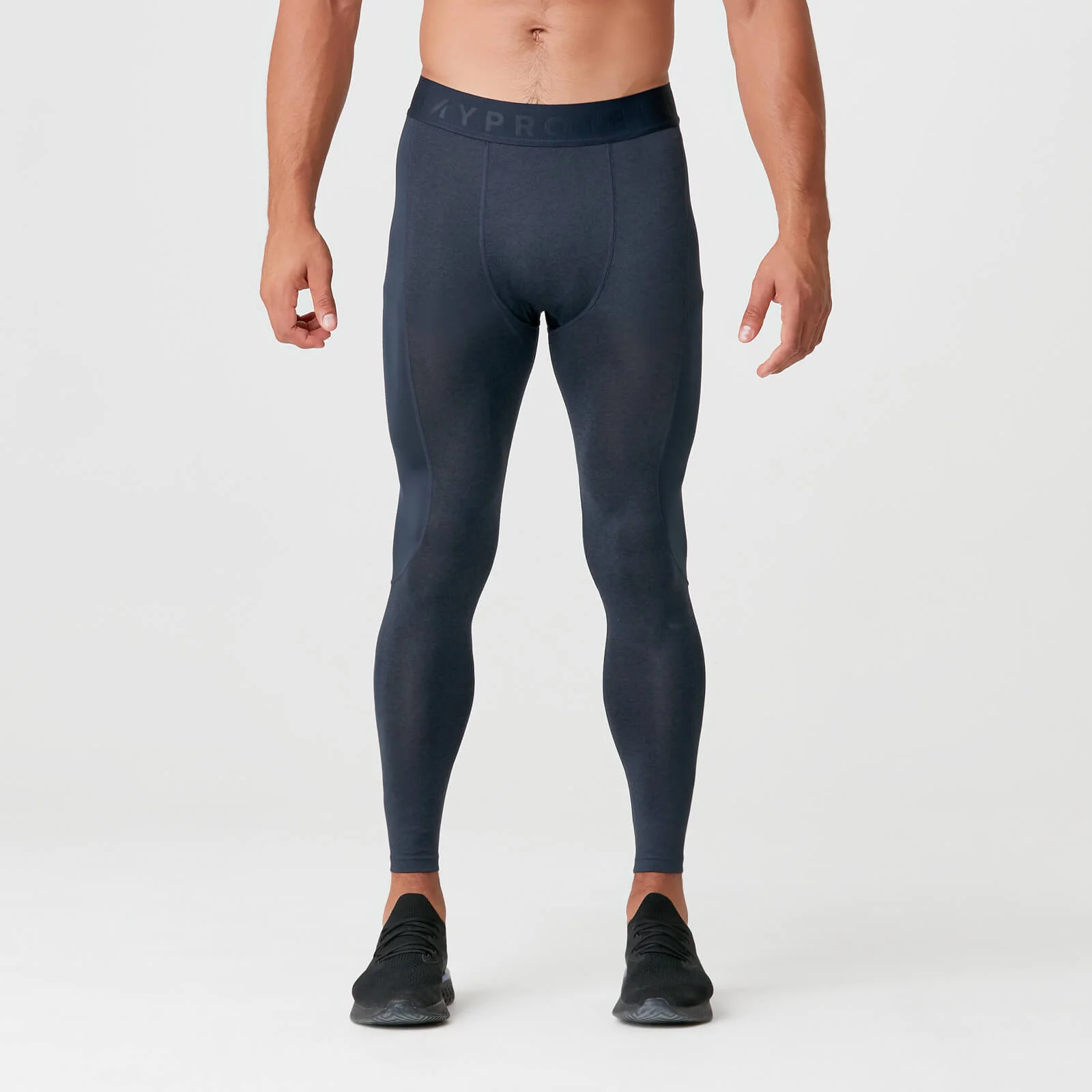 MP Men's Charge Compression Tights - Navy Marl - XS 画像 1