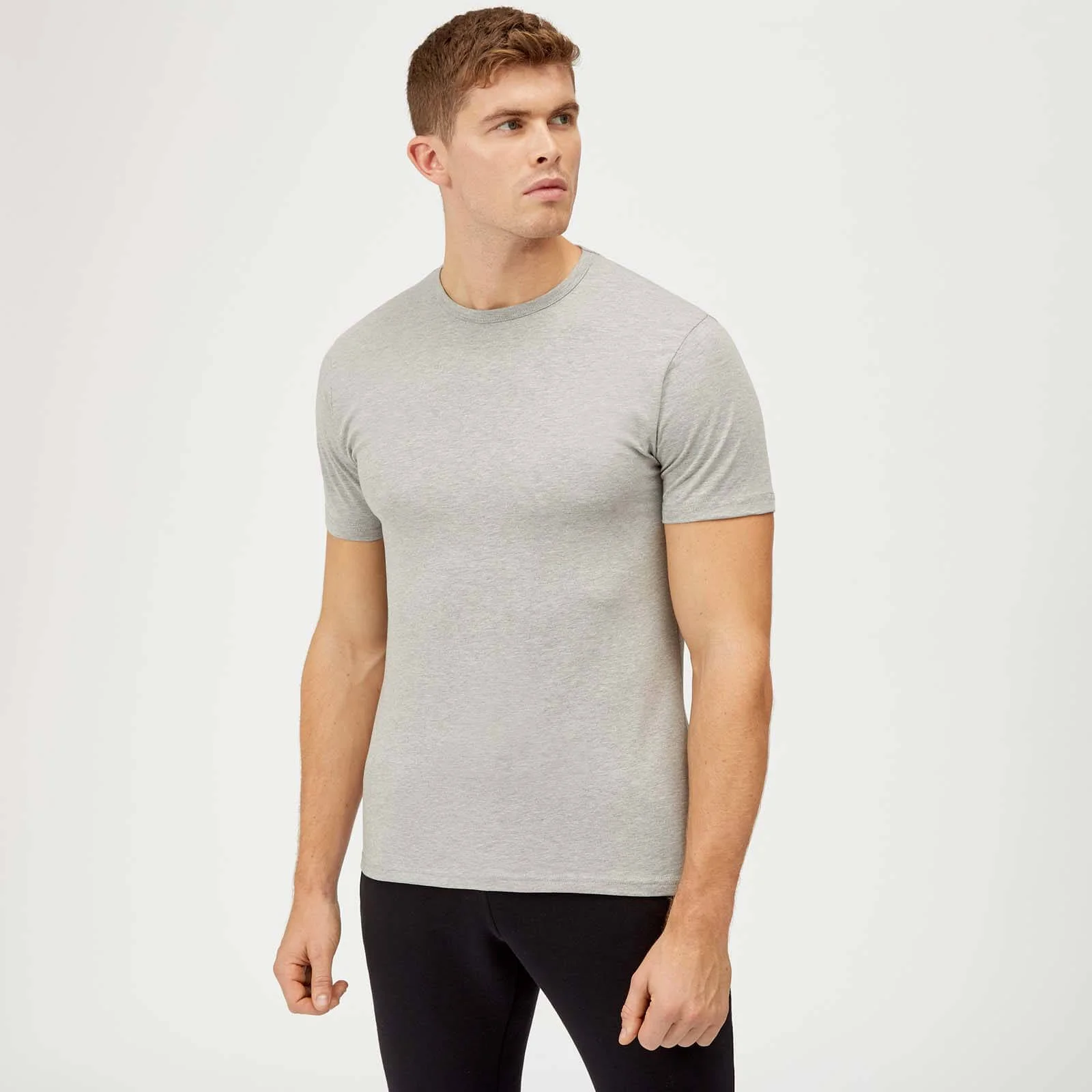 Myprotein Plain Grey Marl POD T-Shirt - XS 画像 1