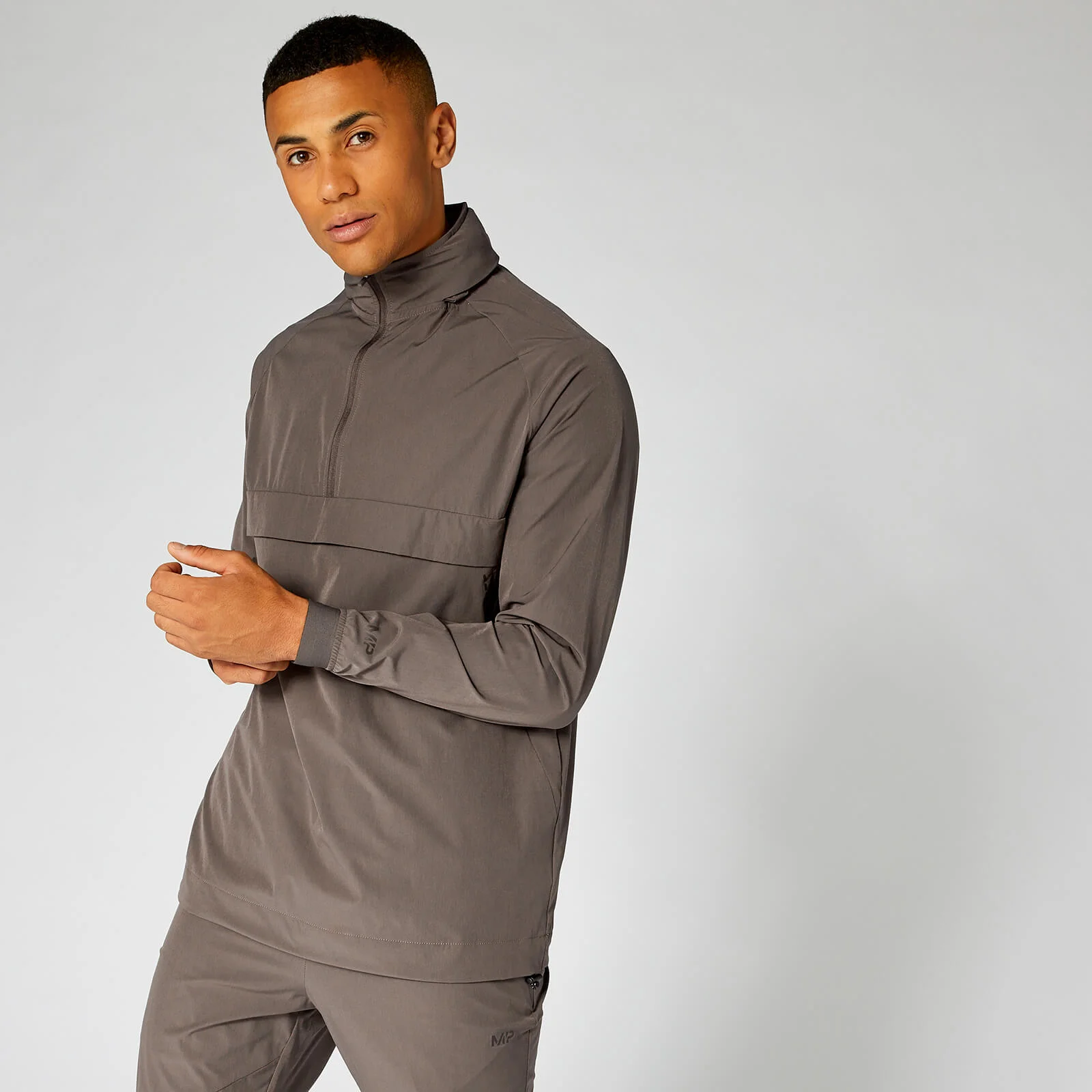 ペース ウーブン 1/2ジップ ジャケット - ドリフトウッド - XS 画像 1