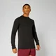 Aero ニット ロング スリーブ Tシャツ - ブラック マール