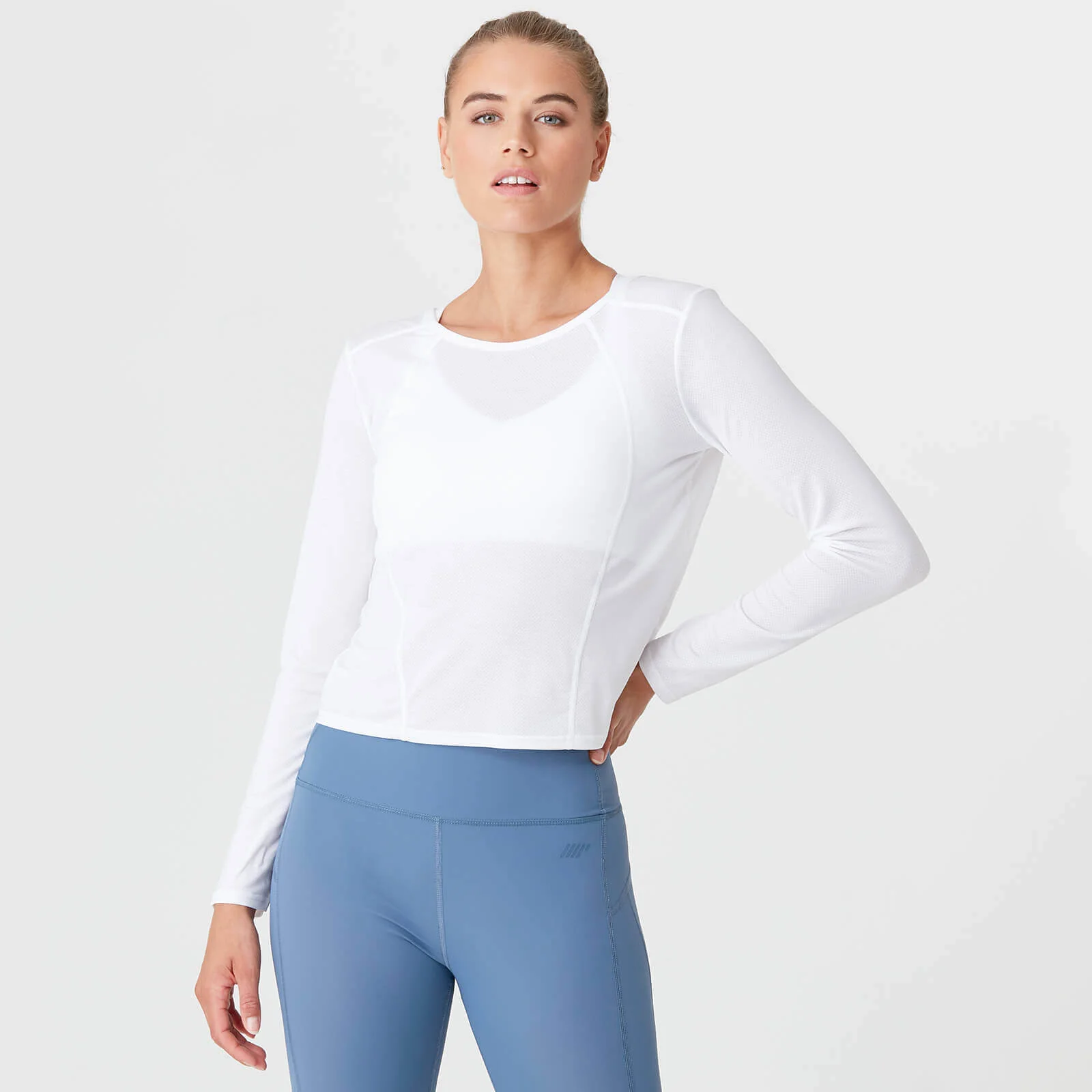 Myprotein Dry Tech Long Sleeve T-Shirt - White - XS 画像 1