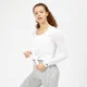 Myprotein Twist Long Sleeve T-Shirt - White