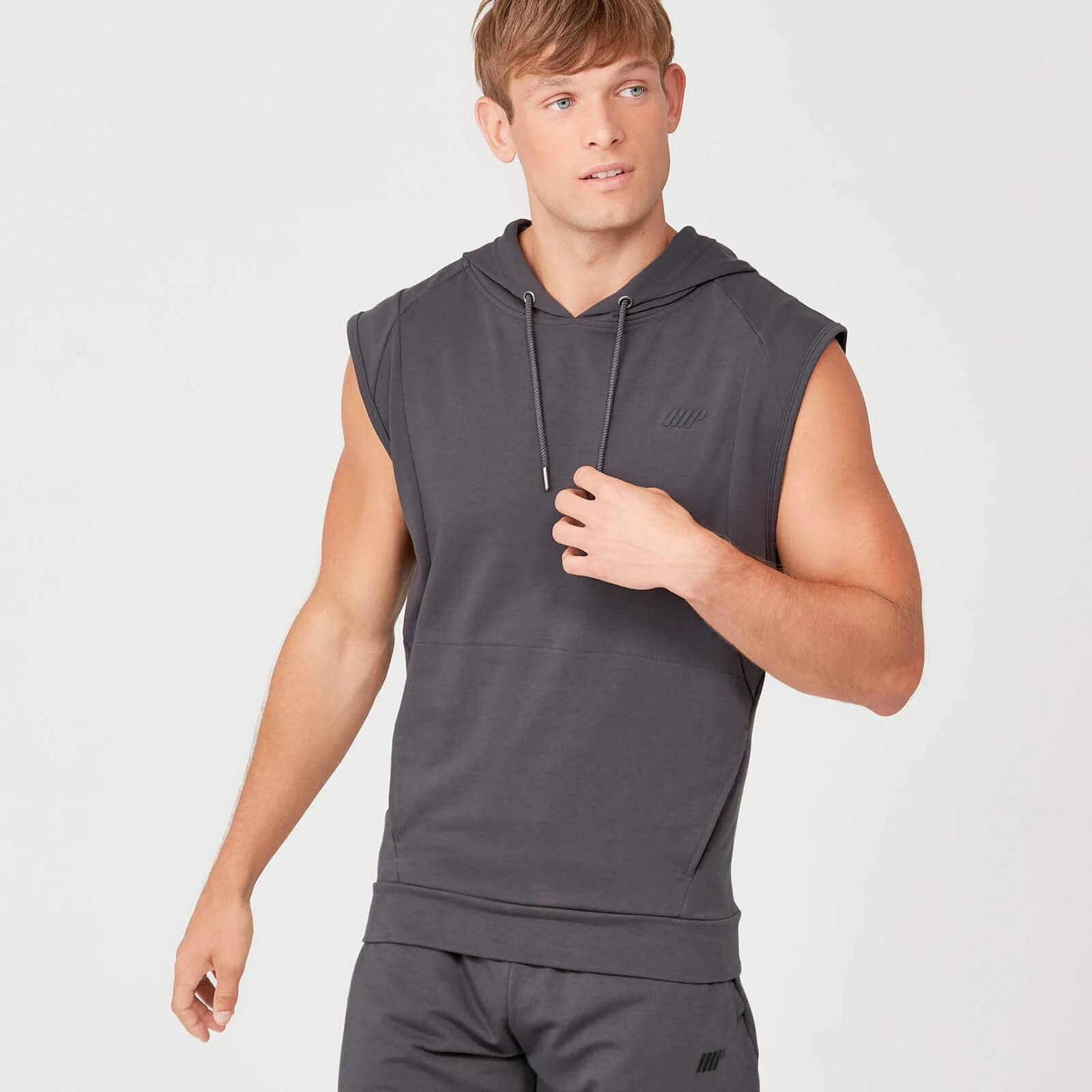 MP Form Sleeveless Hoodie - Slate - XS 画像 1