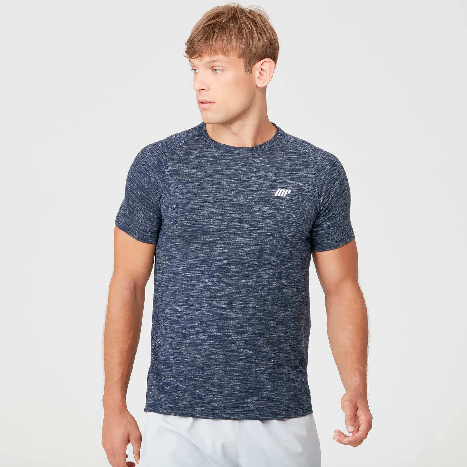MP Men's Performance T-Shirt - Navy Marl - XS 画像 1