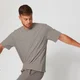ウォッシュド Tシャツ - ブラウン