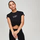 レストデイ ツイストフロント Tシャツ - ブラック