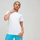 MP テクスチャード トレーニング レディース Tシャツ - ホワイト