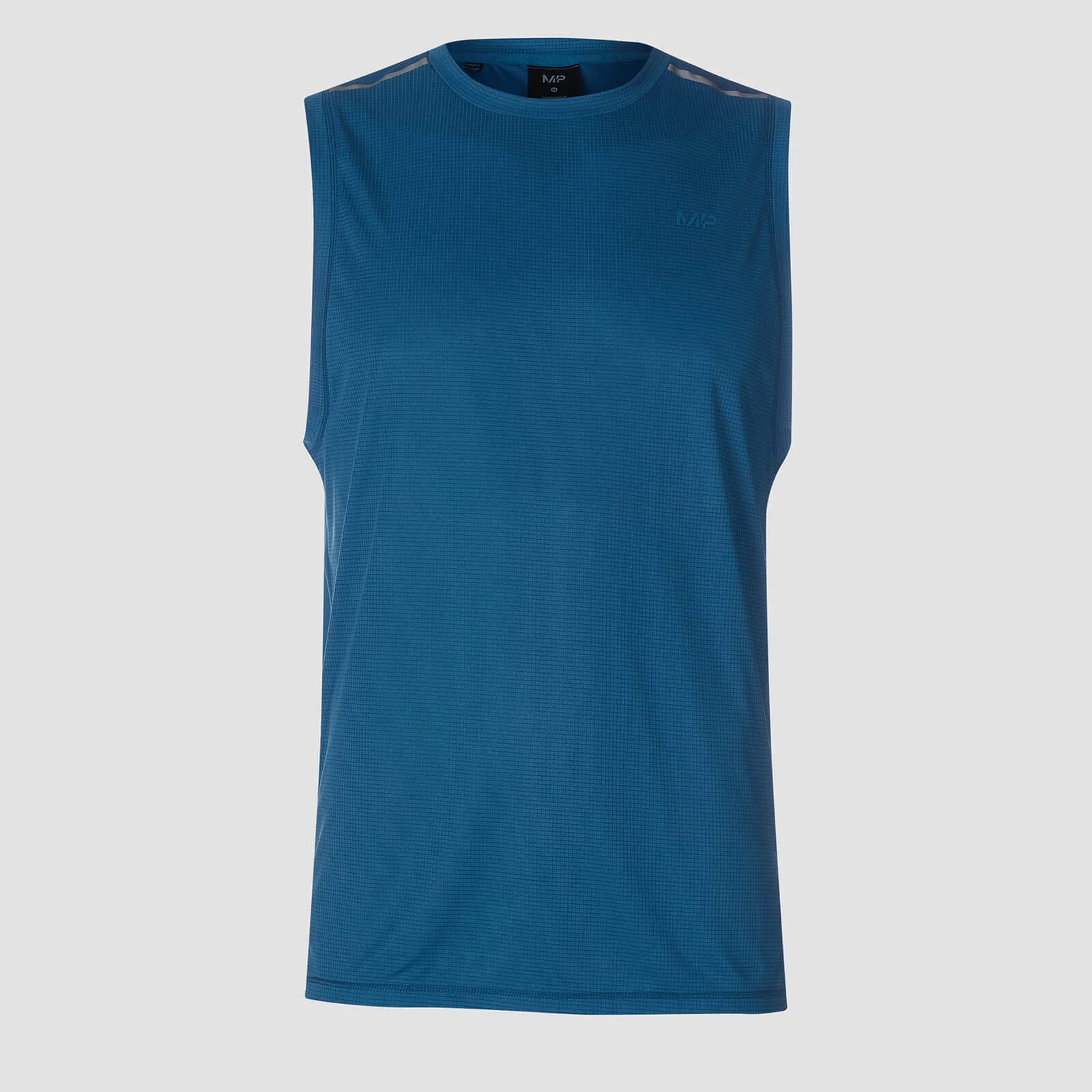 MP Men's Training Grid Tank Top - Pilot Blue - XS 画像 1