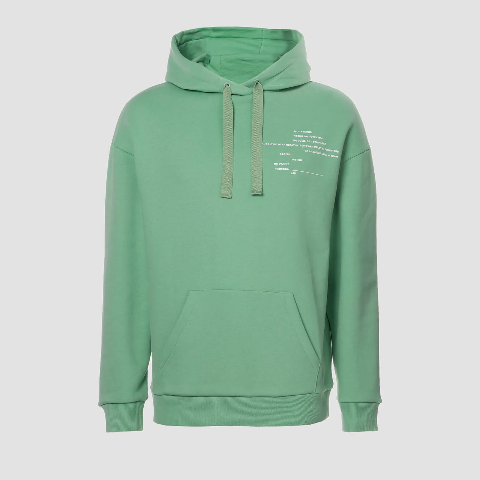 MP Men's Rest Day Slogan Hoodie - Turf - XS 画像 1
