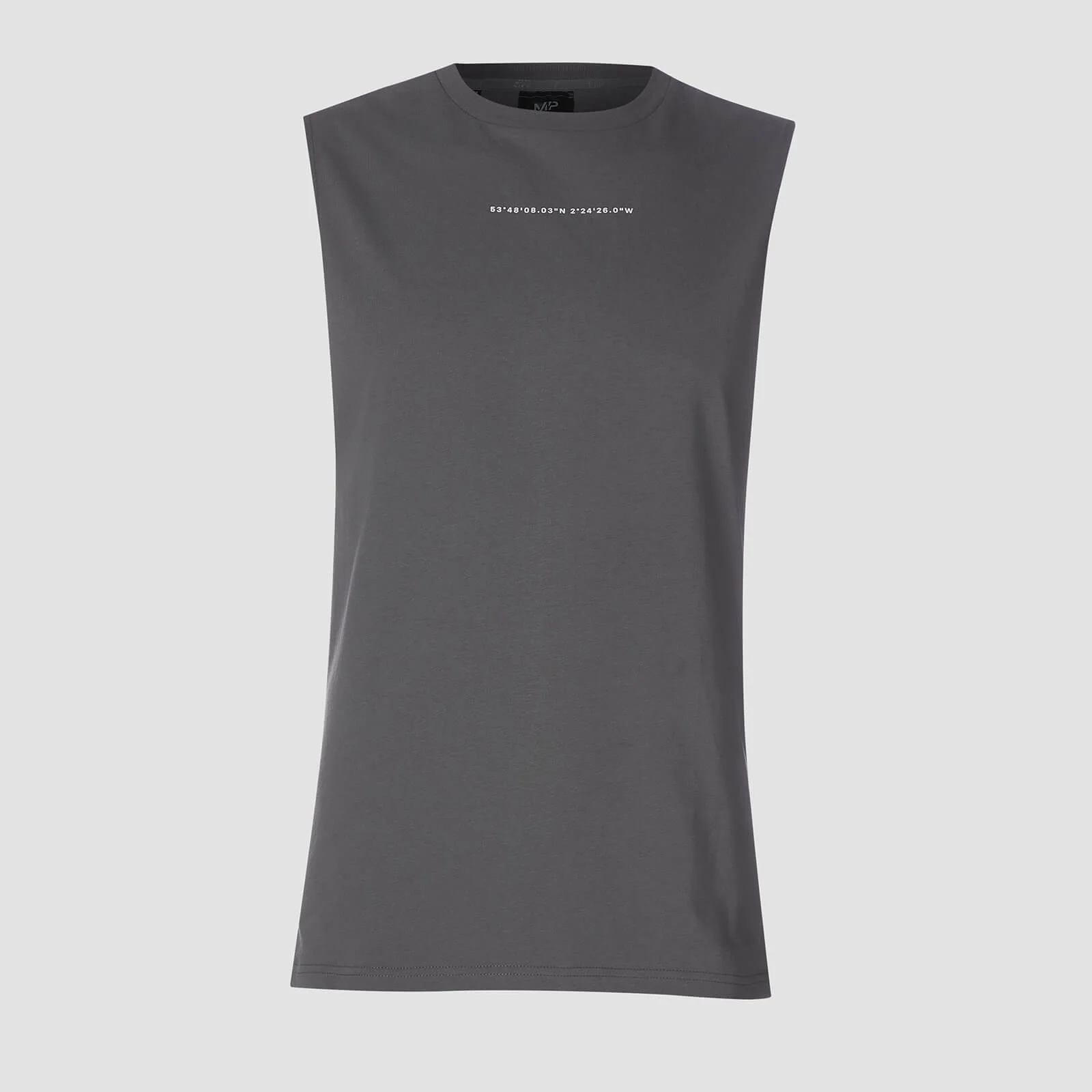 MP Men's Rest Day Coordinates Drop Armhole Tank - Carbon - XS 画像 1