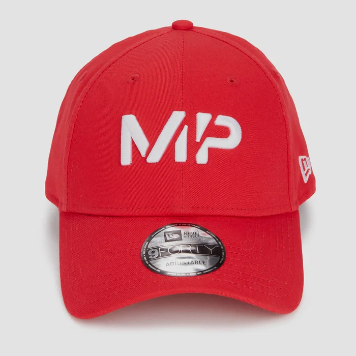 MP NEW ERA 9FORTY ベースボールキャップ - Danger/White