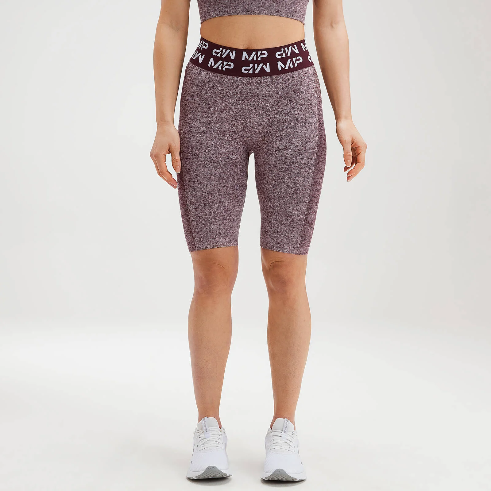 MP Women's Curve Cycling Shorts - Washed Oxblood - XXS 画像 1