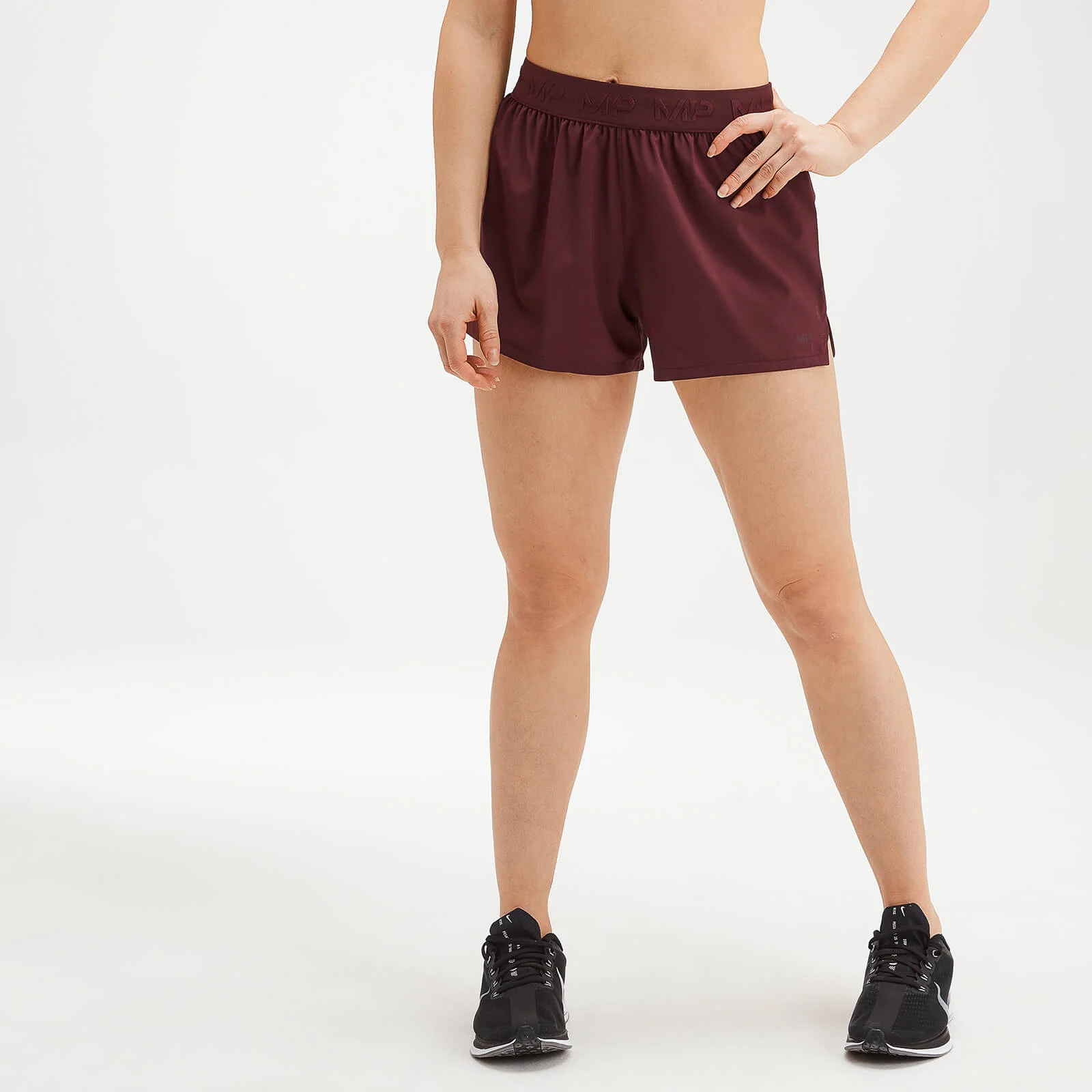 MP Women's Training Energy Shorts - Washed Oxblood - XXS 画像 1