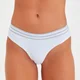 女性用、ヒップスター(2枚組) ホワイト
