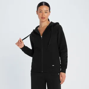 MP レディース エッセンシャル ジップスルー パーカー - ブラック - Size M