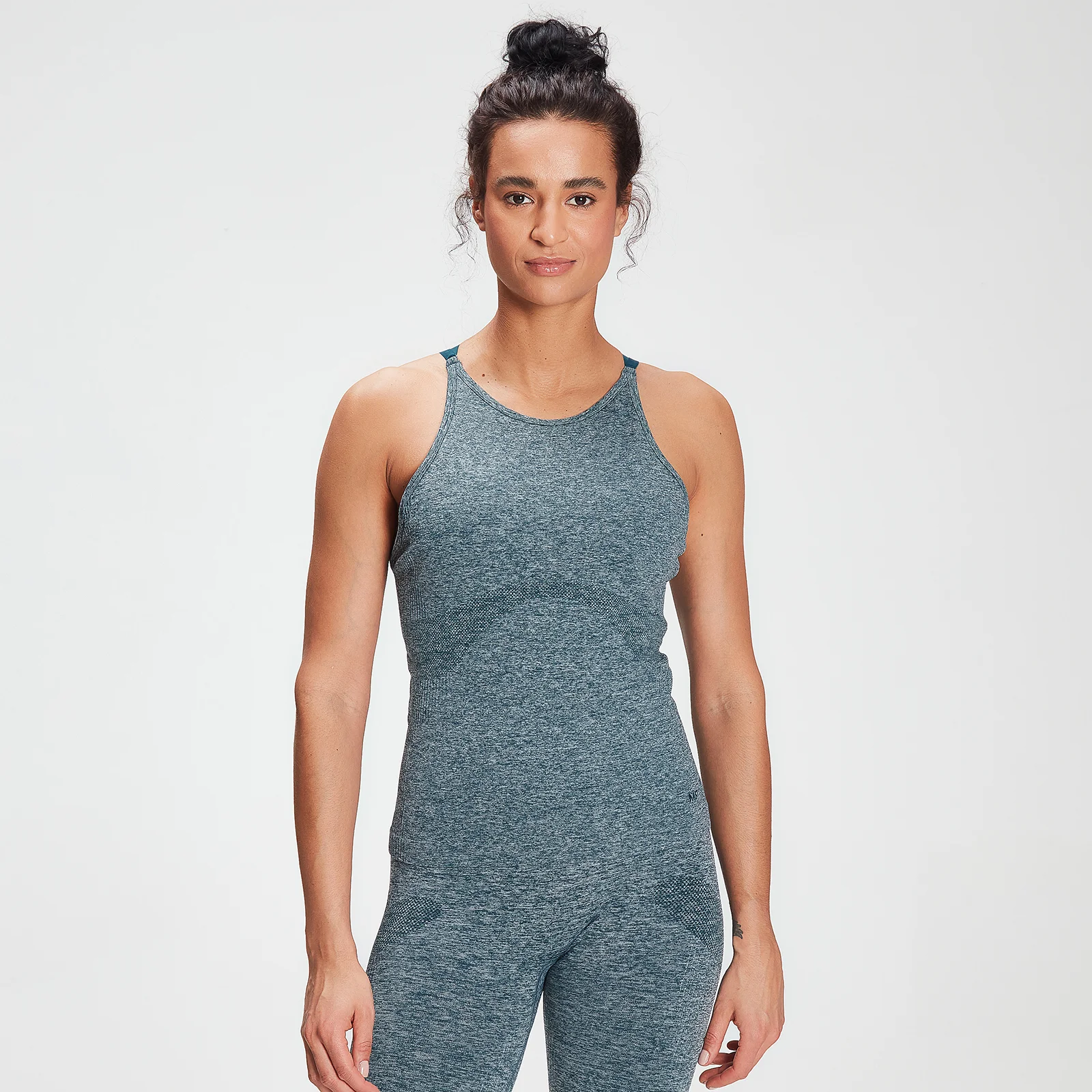 MP Women's Training Seamless Vest - Deep Sea Blue - XXS 画像 1