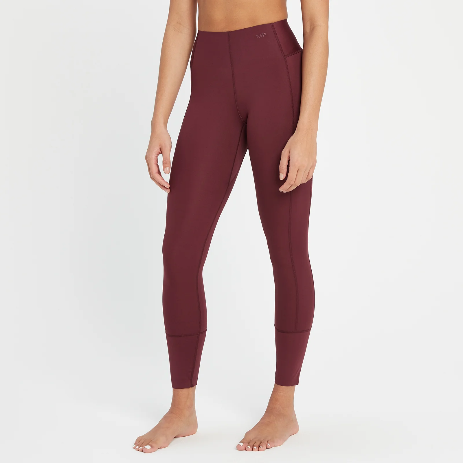 MP Women's Composure Repreve® Leggings - Washed Oxblood - XXS 画像 1