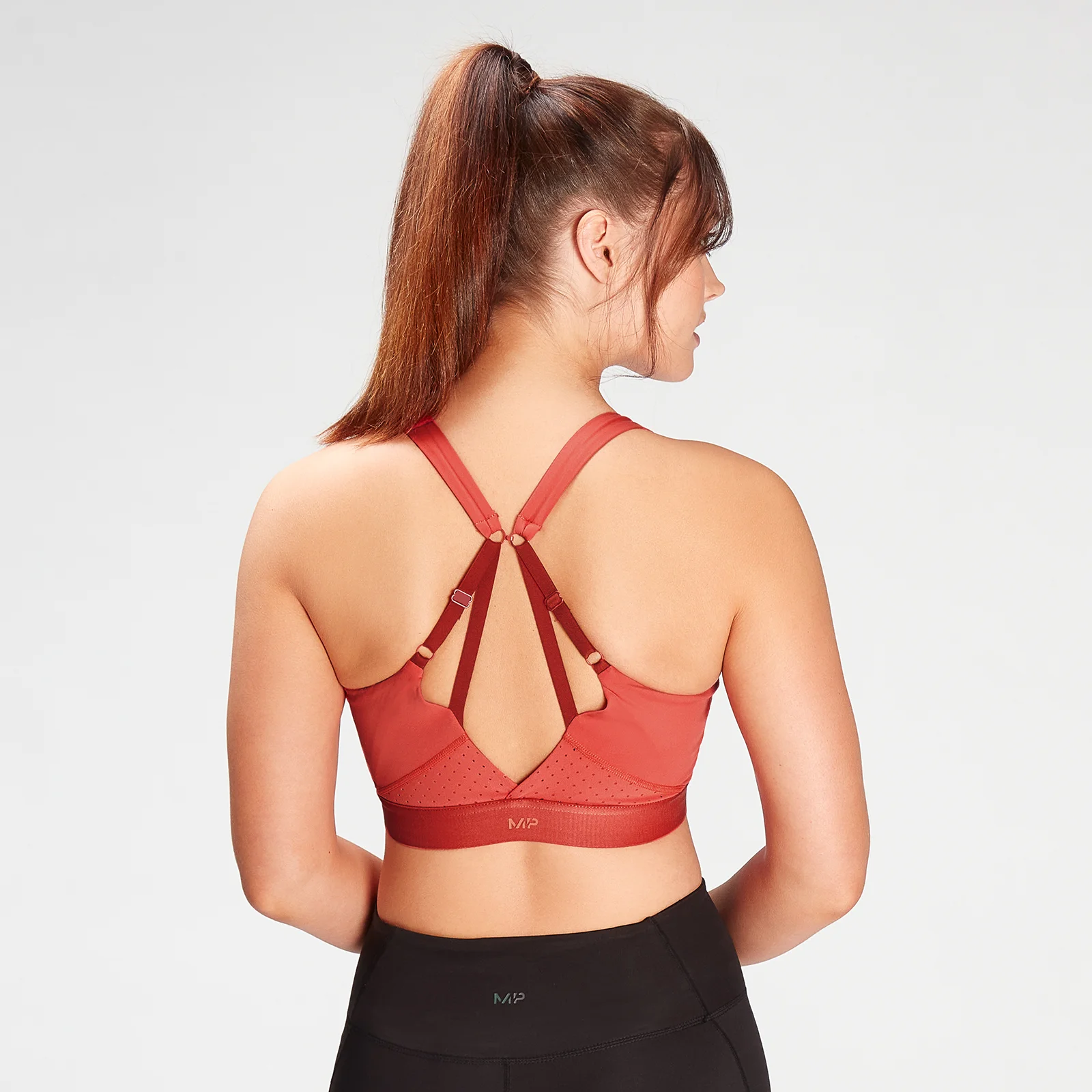 MP Women's Power Ultra Sports Bra- Warm Red - XXS 画像 1