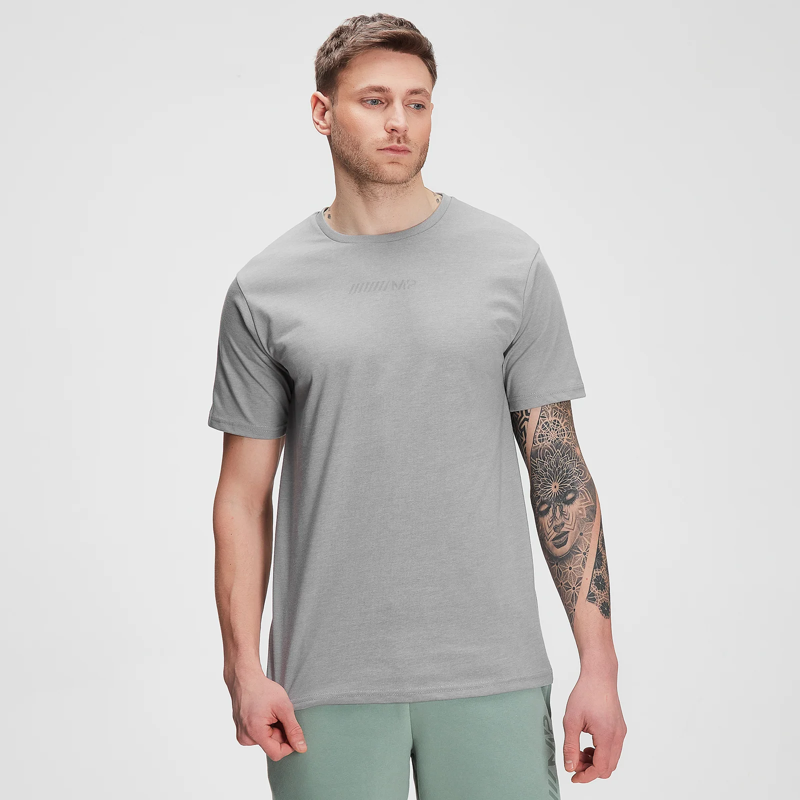 MP メンズ トーナル グラフィック ショートスリーブ Tシャツ – ストーム グレーマール - XXS 画像 1