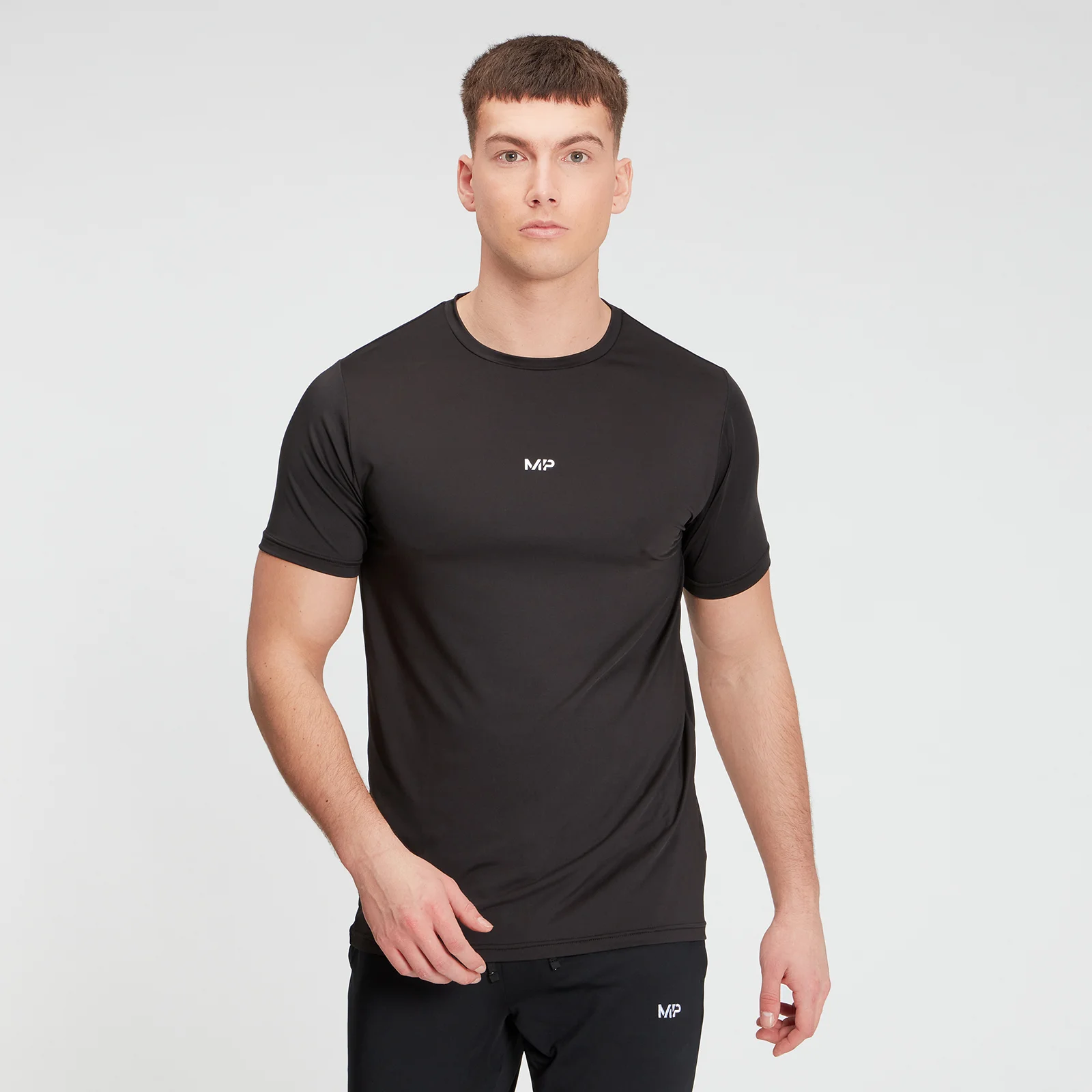 MP Men's Graphic Training Short Sleeve T-Shirt - Black - XXS 画像 1