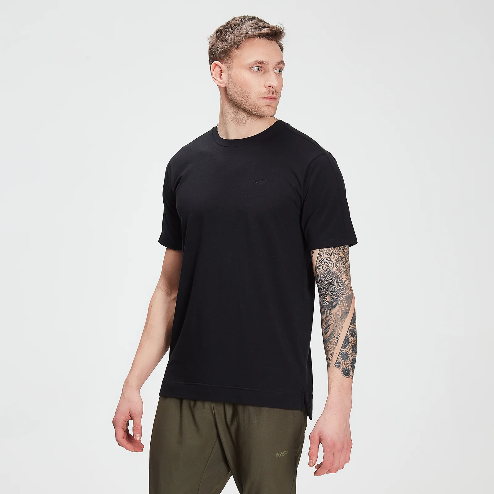 MP メンズトレーニングdrirelease®ショートスリーブTシャツ - ブラック - XXS 画像 1