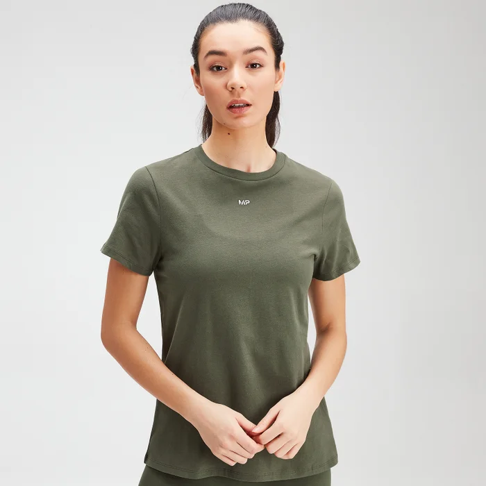 MP レディース エッセンシャル Tシャツ - ダーク オリーブ