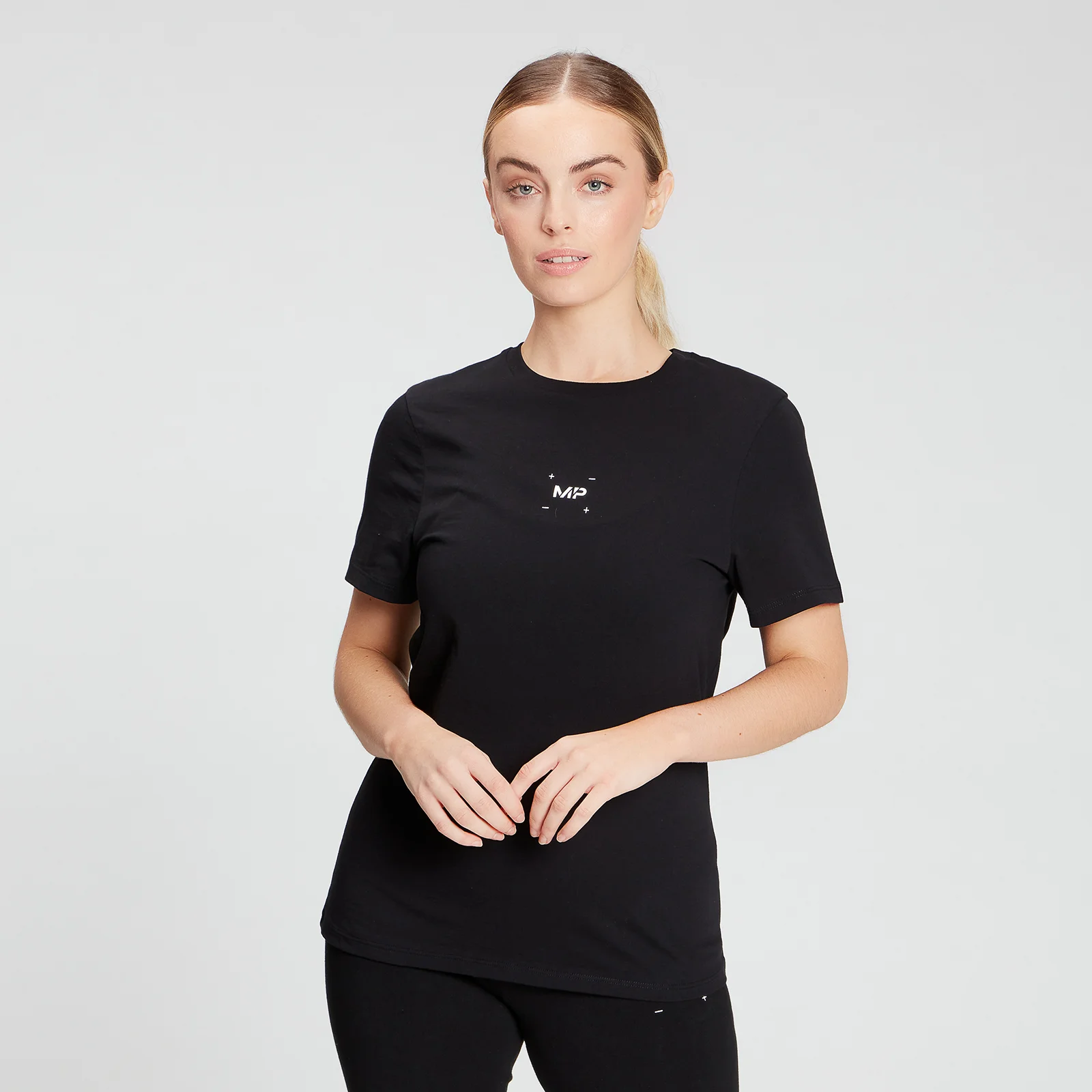 MP Women's Central Graphic T-Shirt - Black - XXS 画像 1