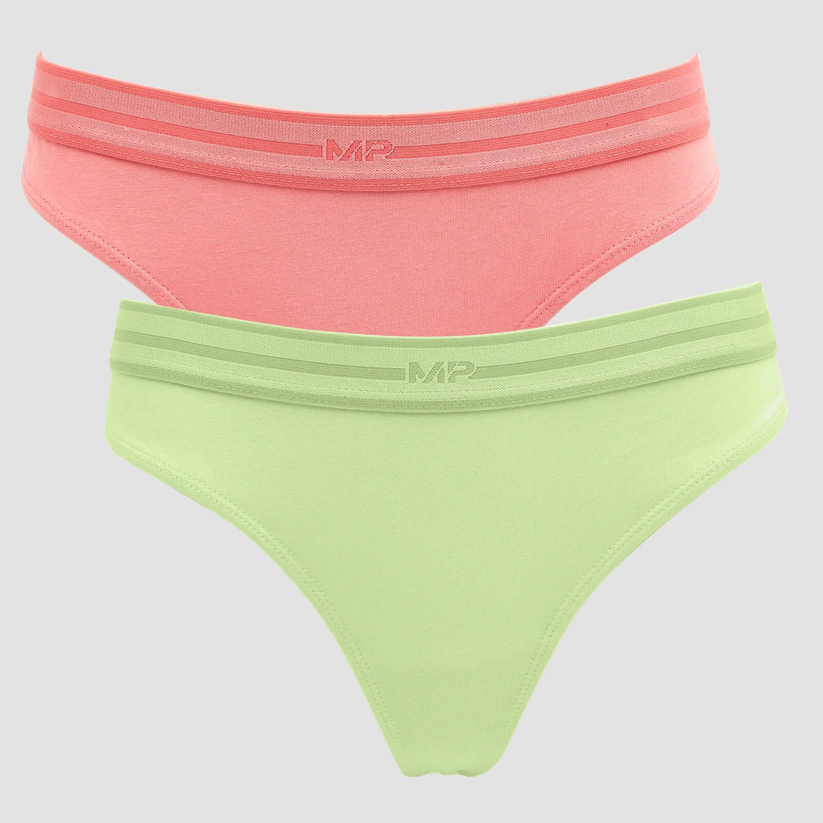 MP Women's Thong (2 Pack) Butterfly/Geranium Pink - XXS 画像 1