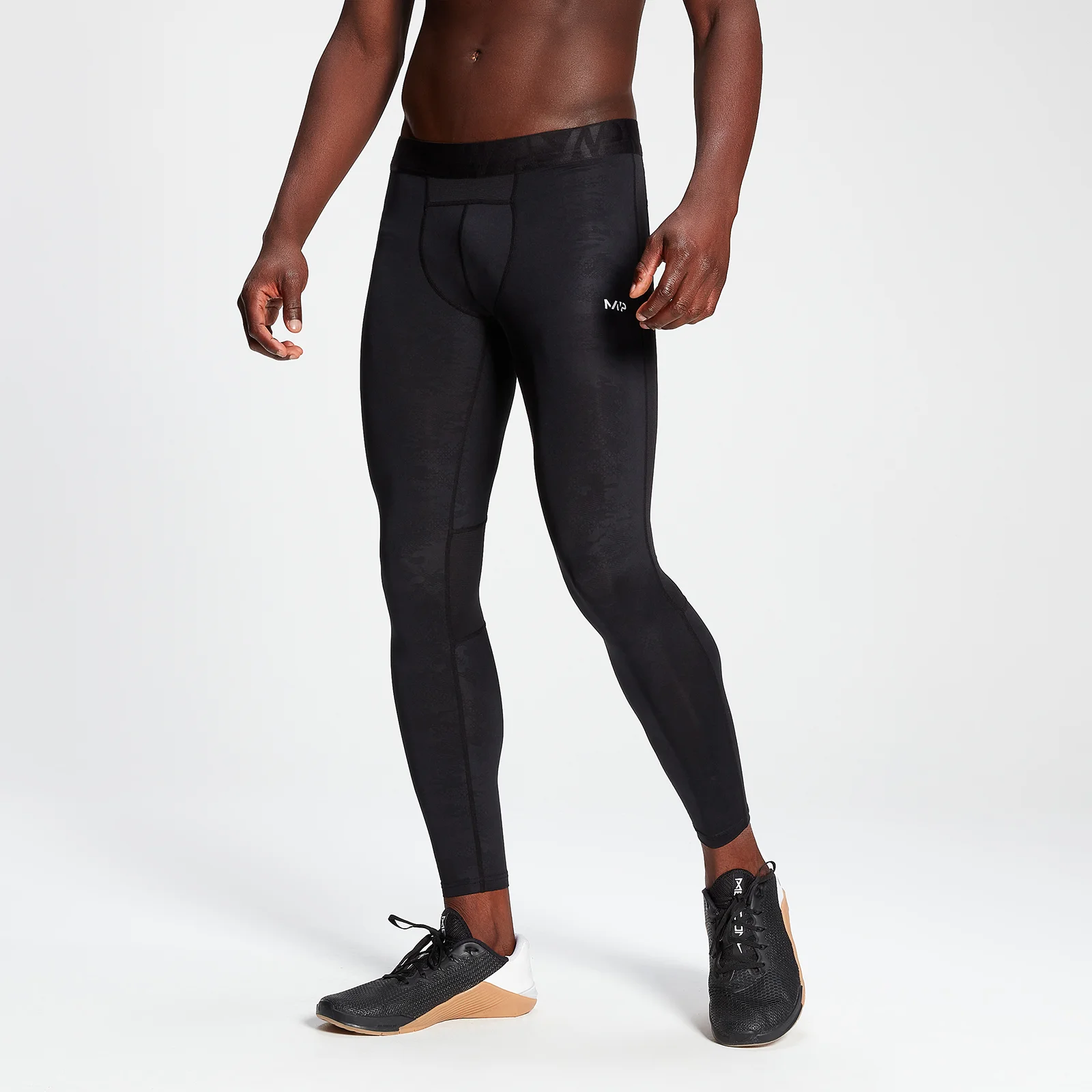 MP Men's Engage Baselayer Leggings - Black - XXS 画像 1