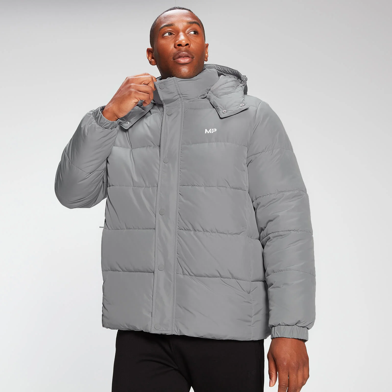 MP Men's Essential Puffer Jacket - Storm - XXS 画像 1
