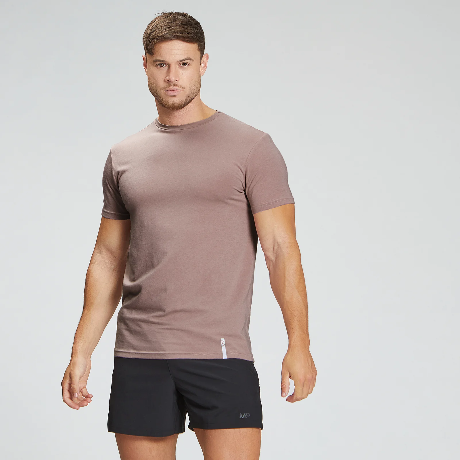 MP Men's Luxe Classic Crew T-Shirt - Fawn - XXS 画像 1