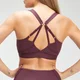 MP Women's Power Ultra Sports Bra - Port/Black