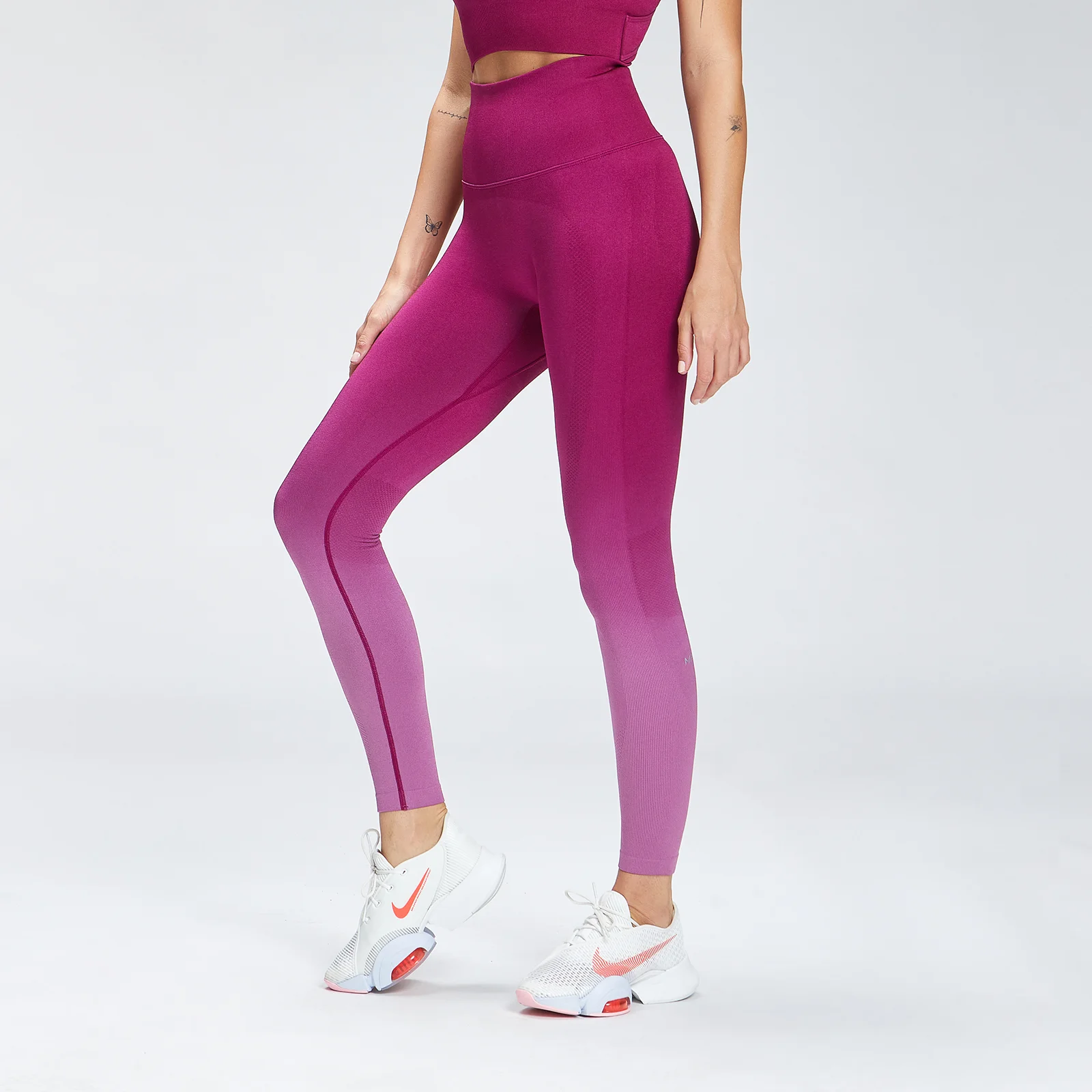 MP Women's Velocity Seamless Leggings - Deep Pink - XXS 画像 1