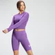 MP Women's Essentials Training Dry Tech Long Sleeve Crop Top - Deep Lilac