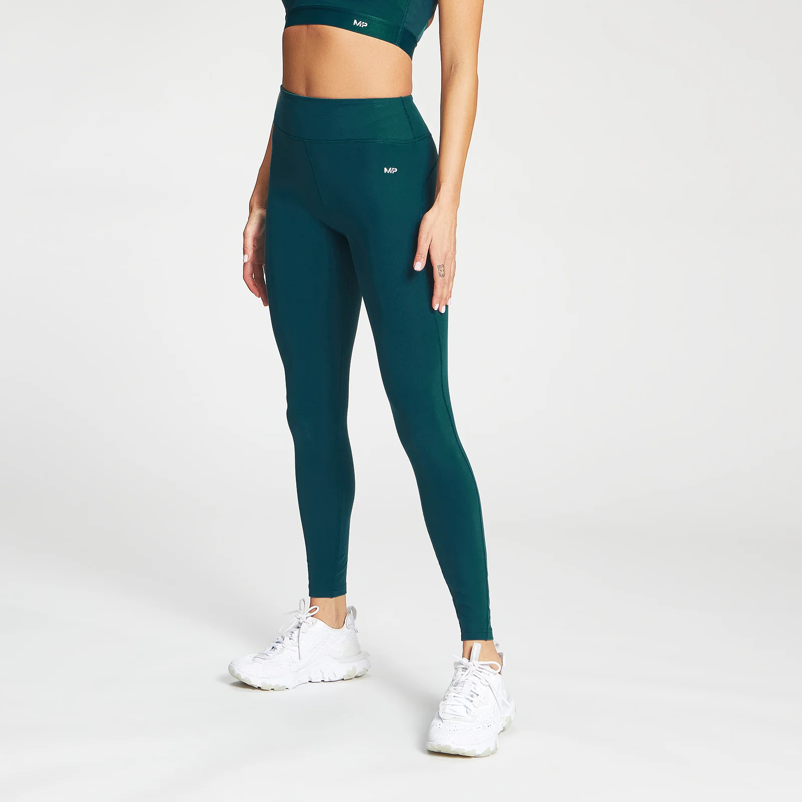 MP Women's Power Leggings - Deep Teal - XXS 画像 1