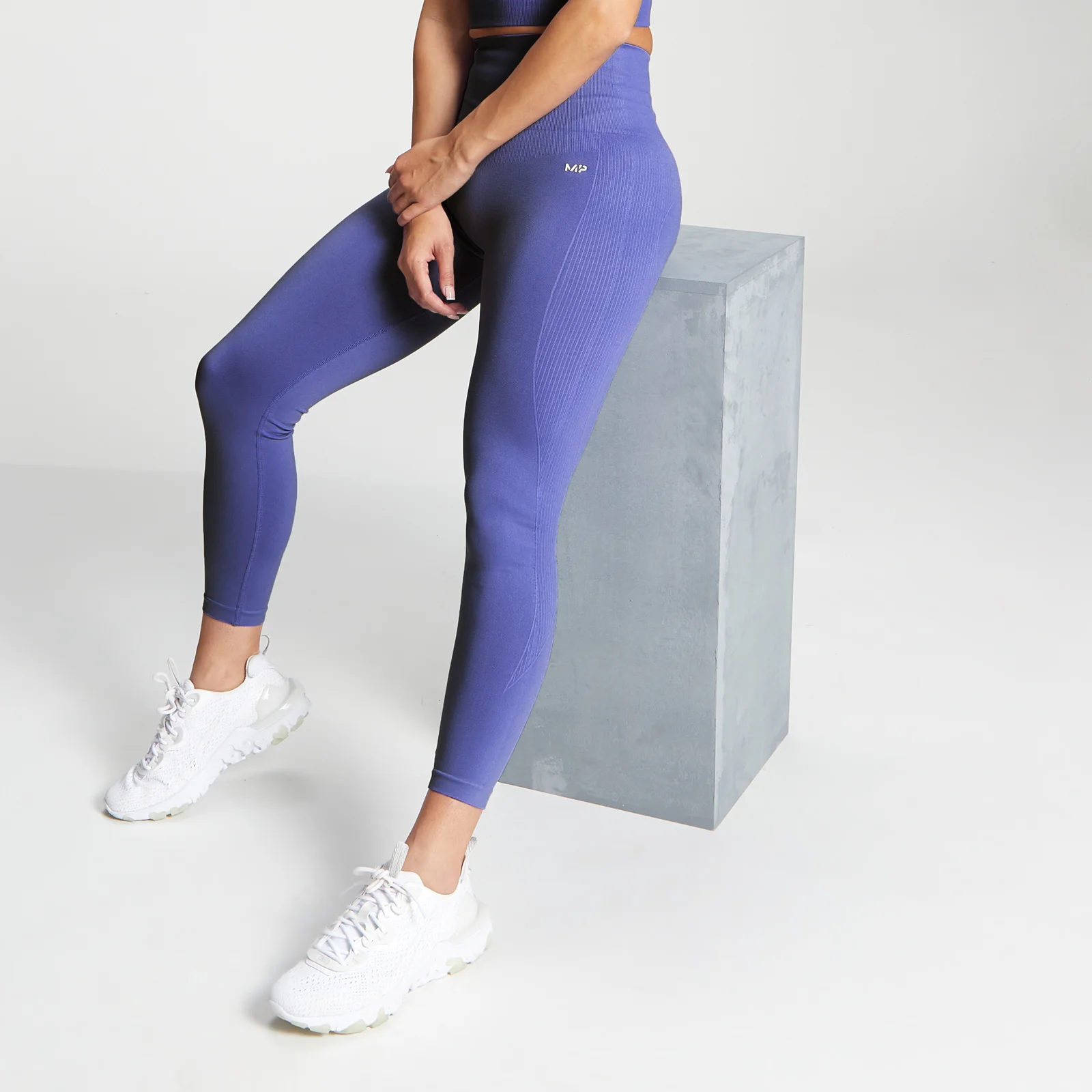 MP Women's Shape Seamless 7/8 Leggings - Bluebell - XXS 画像 1