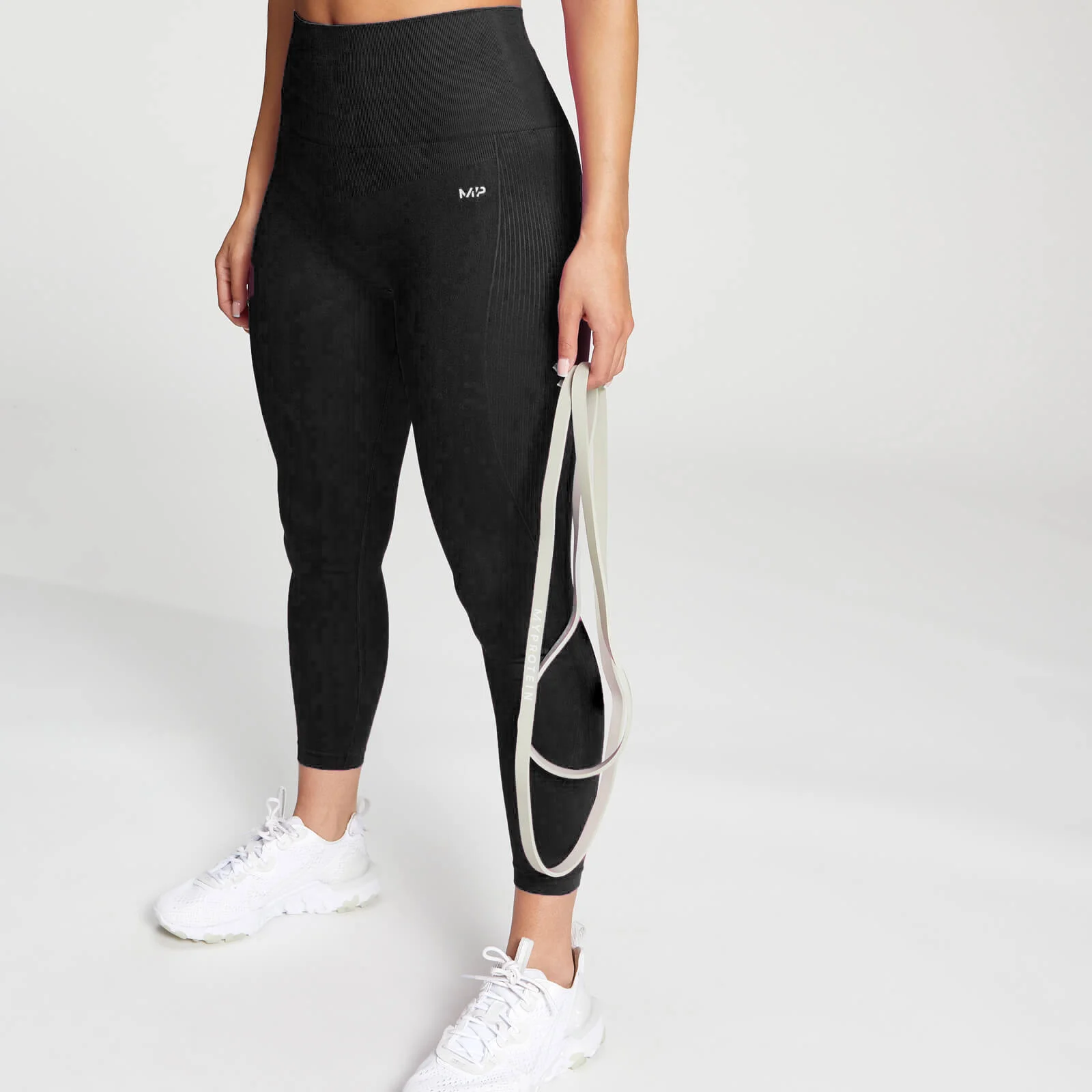MP Women's Shape Seamless 7/8 Leggings - Black - XXS 画像 1