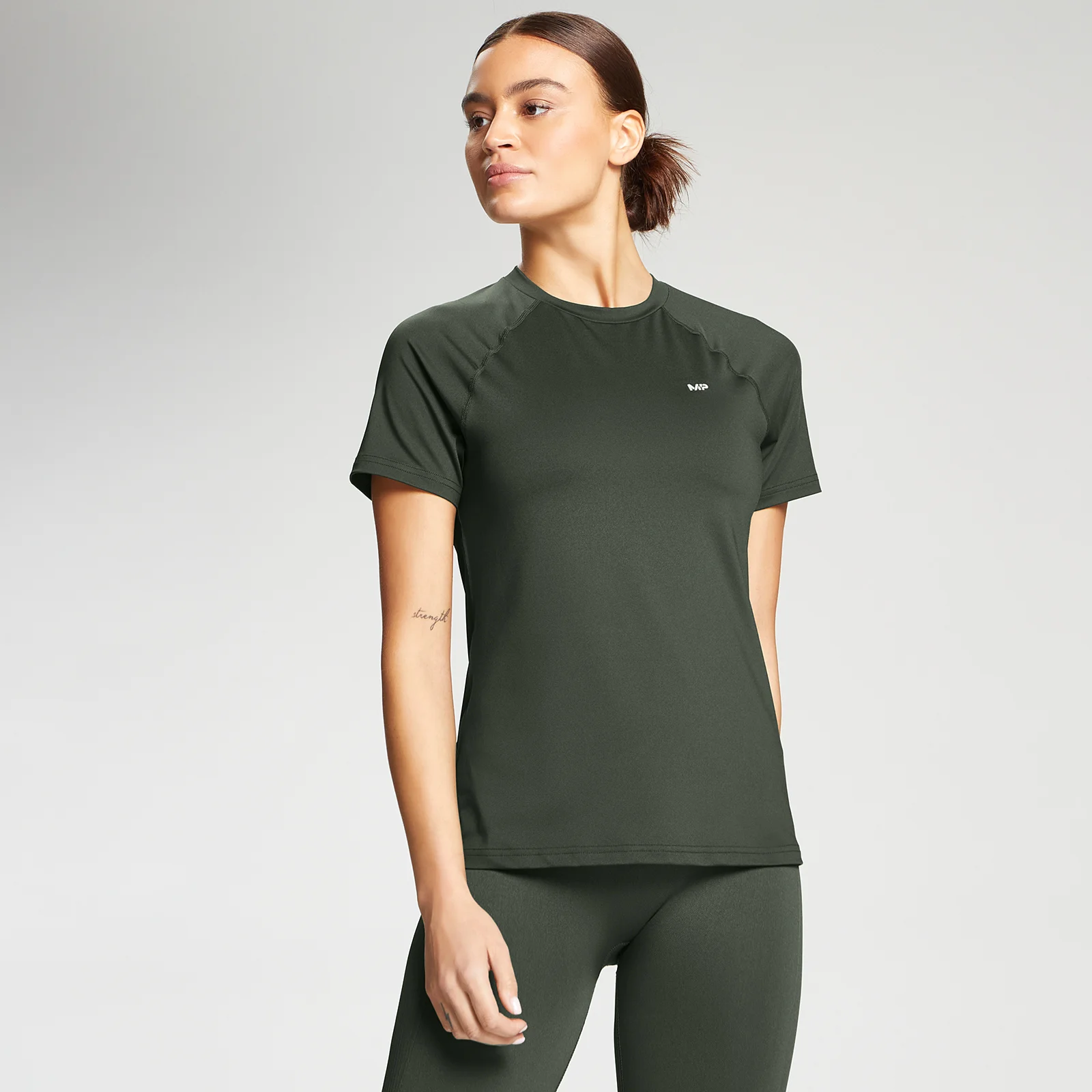 MP Women's Training T-Shirt Slim Fit - Vine Leaf - XXS 画像 1