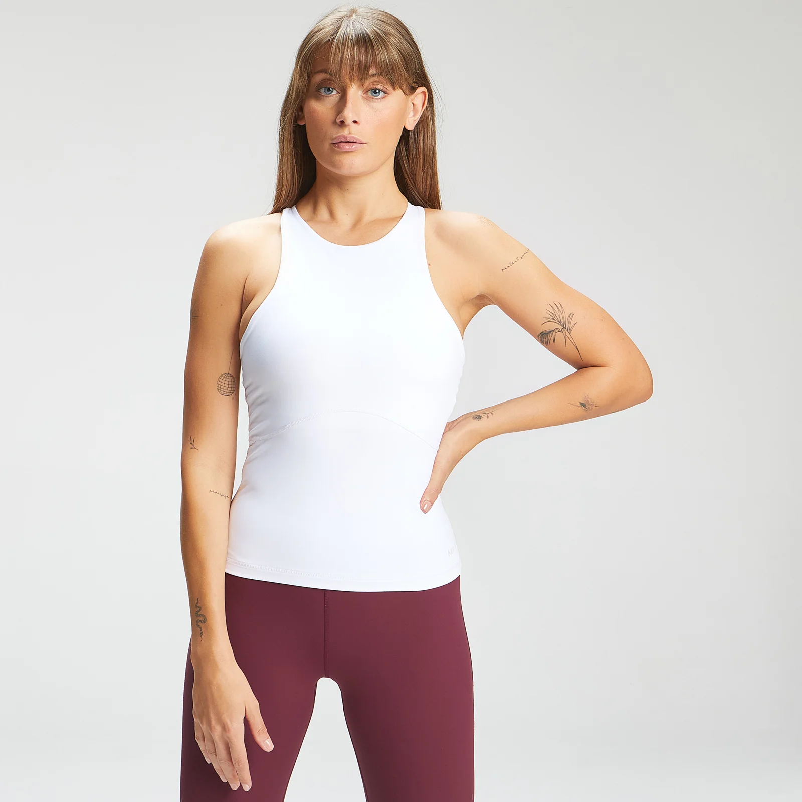 MP Women's Power Ultra Fitted Vest - White - XXS 画像 1