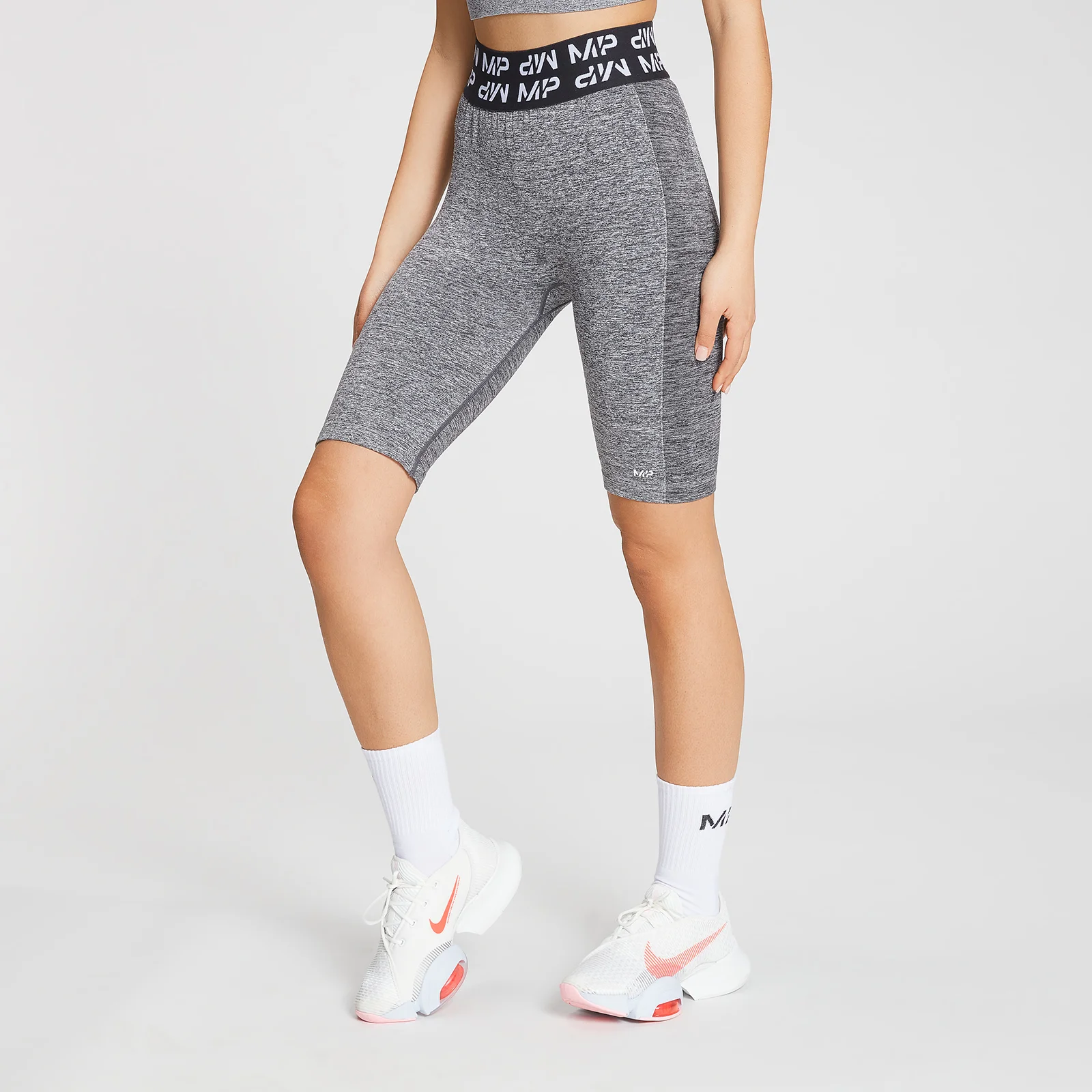MP Women's Curve Cycling Shorts - Grey(MPウィメンズカーブサイクリングショーツ)。 - XS 画像 1
