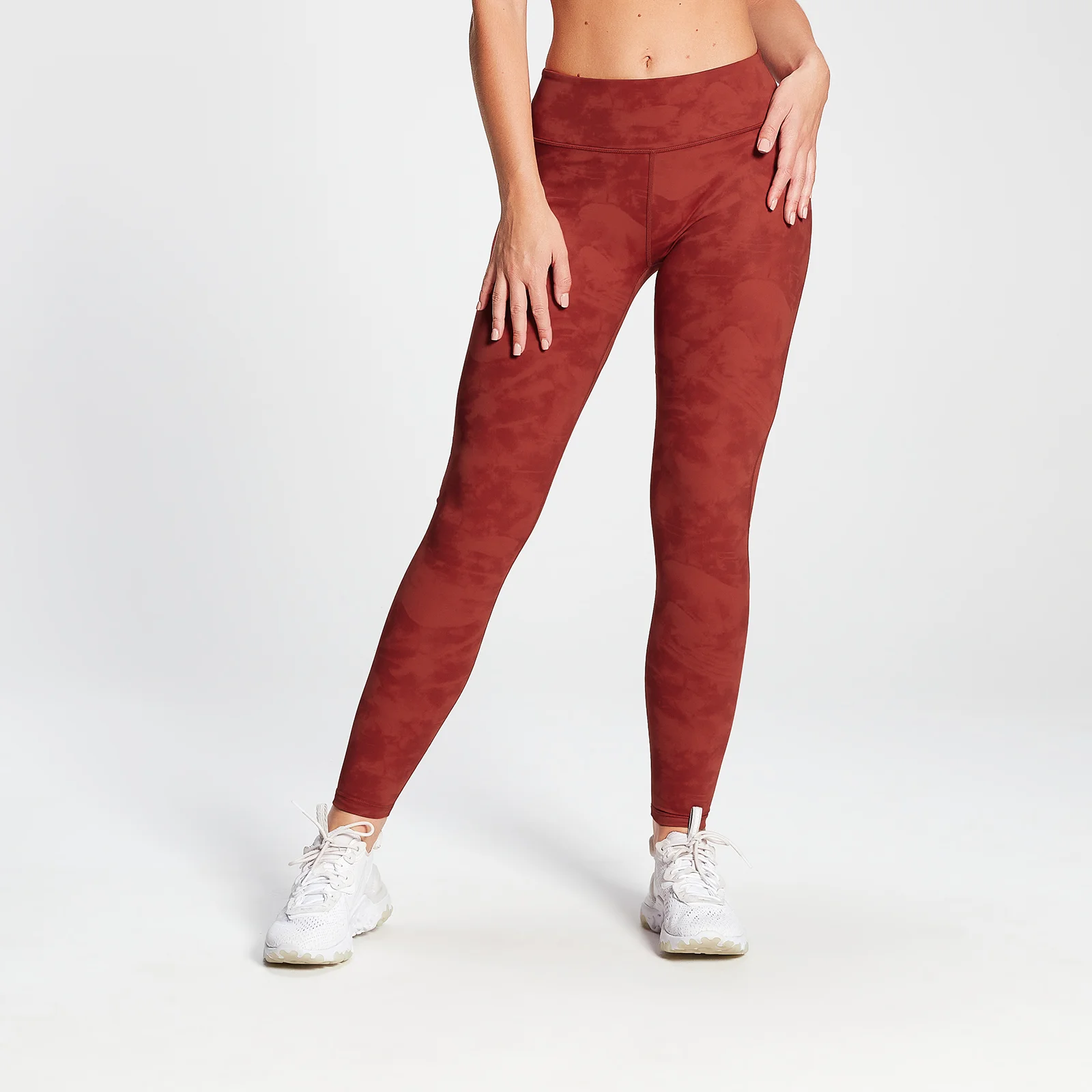 MP Women's Training Reversible Leggings - Rust - XXS 画像 1