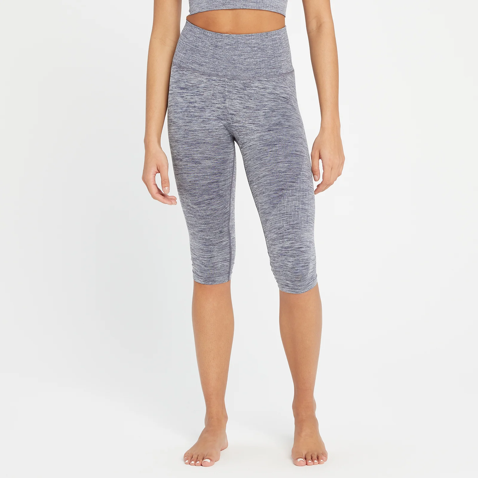 MP Women's Composure Seamless Capri Leggings - Galaxy Blue - XXS 画像 1
