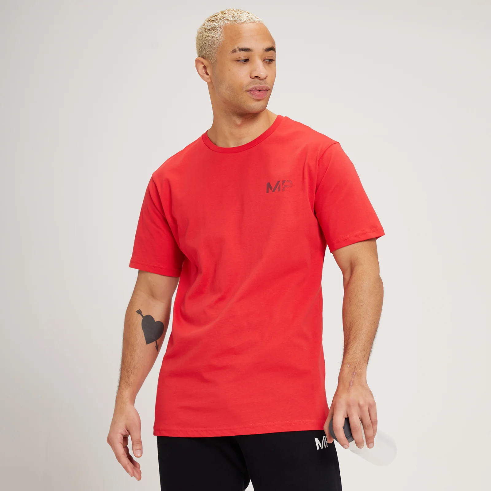 MP メンズ フェード グラフィック ショートスリーブ Tシャツ - デンジャー - XXS 画像 1