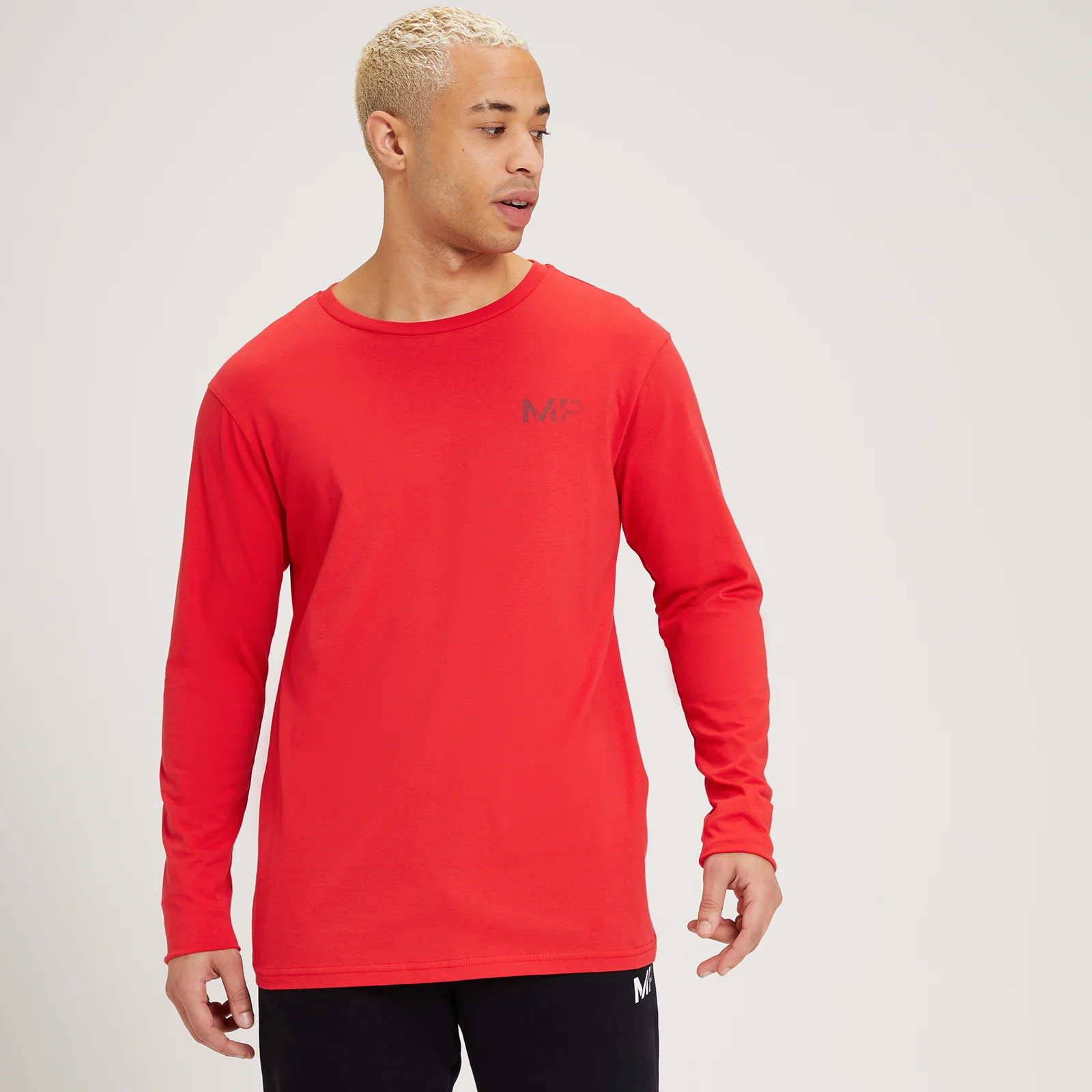 MP メンズ フェード グラフィック ロングスリーブ Tシャツ - デンジャー - XXS 画像 1