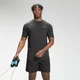 MP メンズ リピートマーク グラフィック トレーニング ショートスリーブ Tシャツ - ブラック