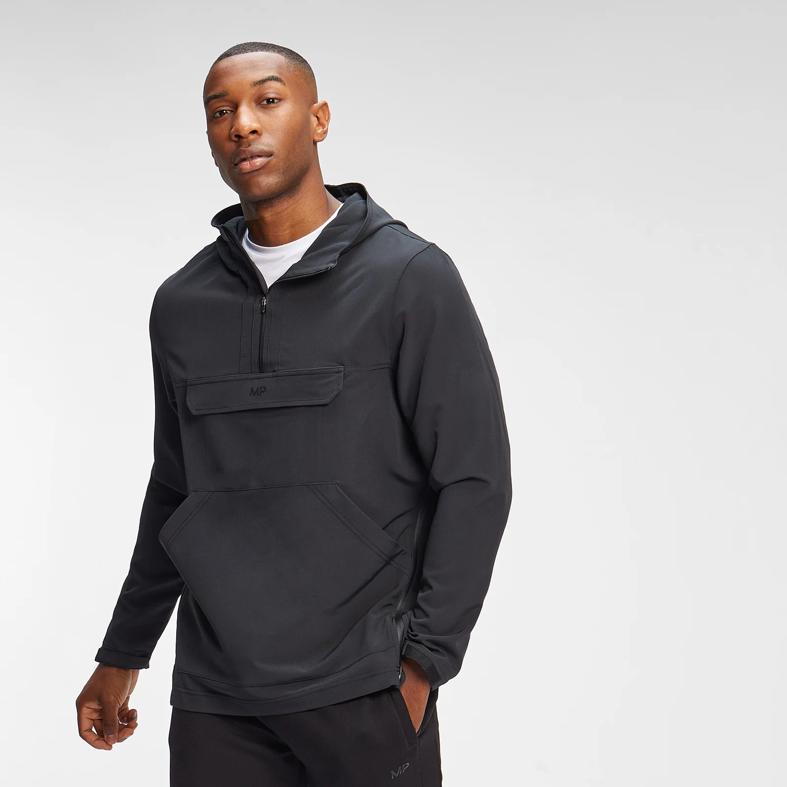 MP メンズ フーデッド カグール - ブラック - XXS 画像 1