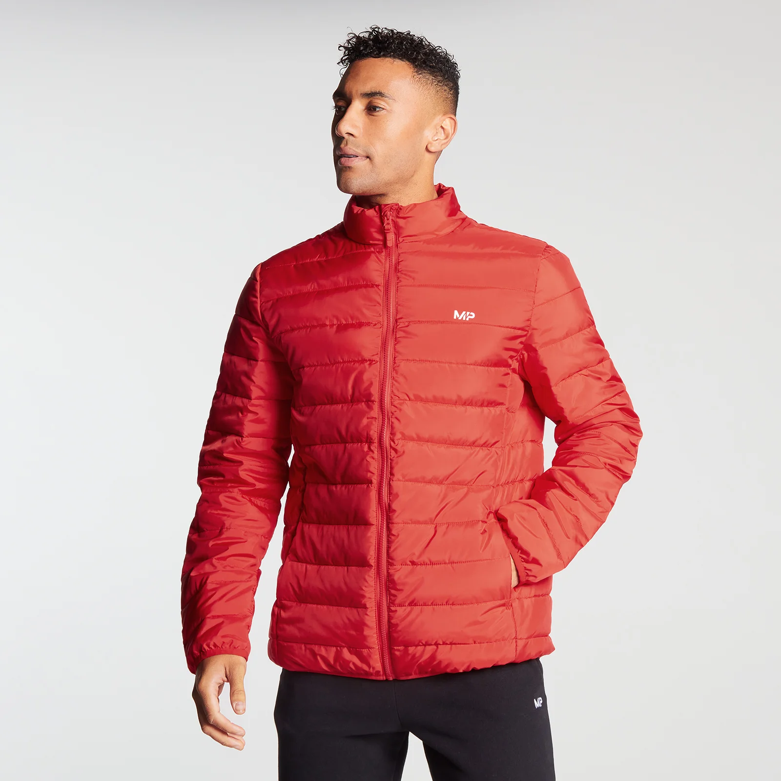 MP Men's Lightweight Packable Puffer Jacket - Danger - XXS 画像 1