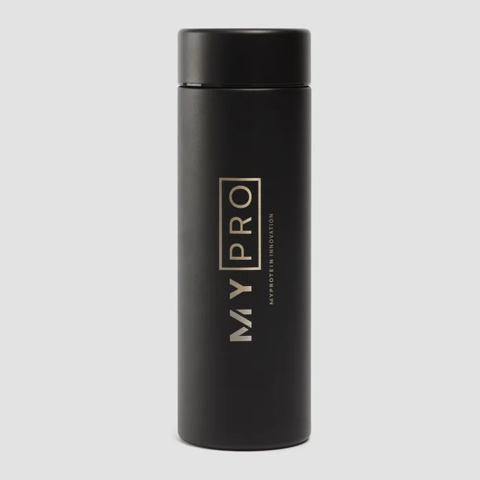 MYPRO ラージ メタル ウォーター ボトル - ブラック - 750ml