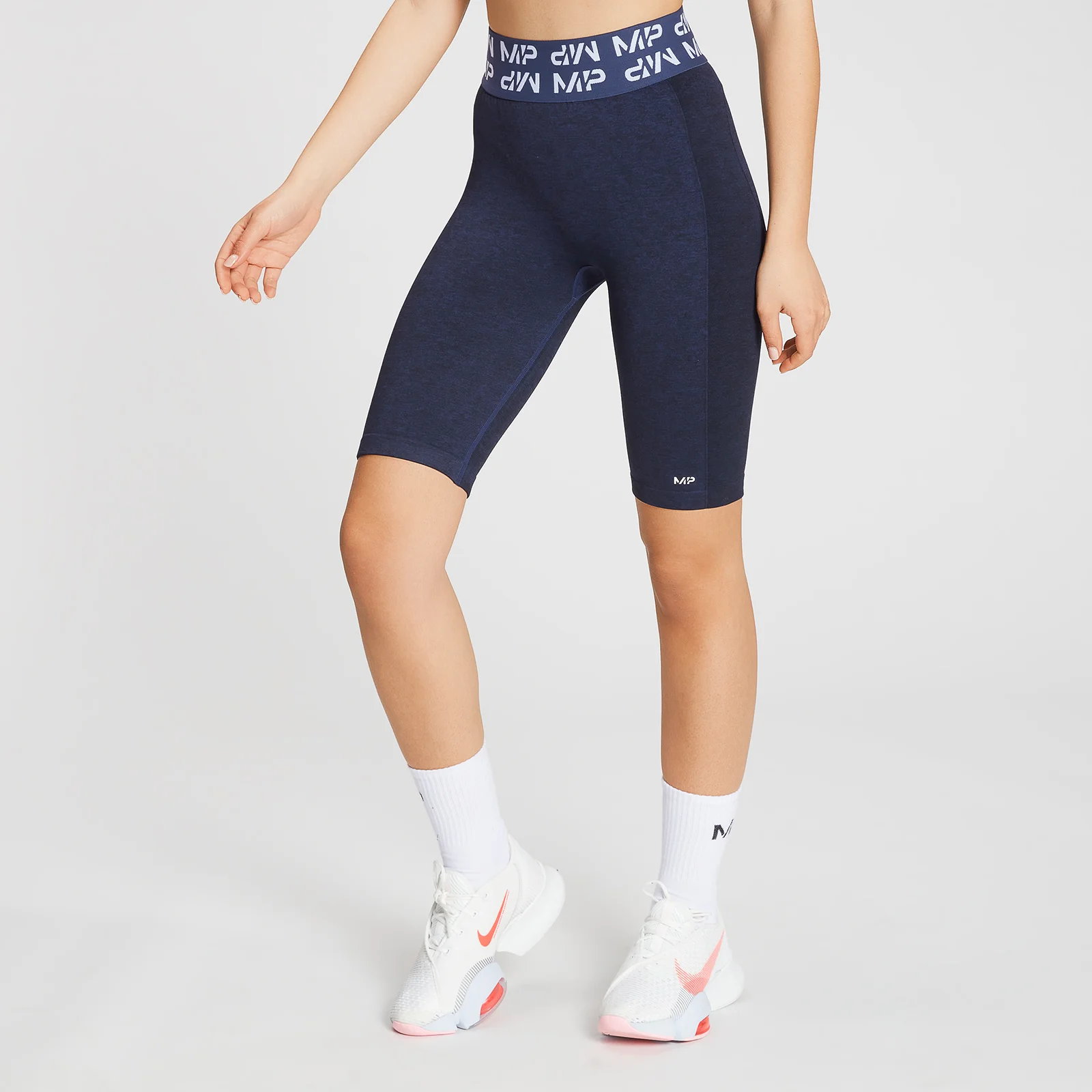 MP Women's Curve Cycling Shorts - Galaxy Blue - XS 画像 1